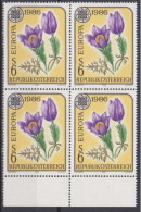 1986 , Mi 1848 ** (2) - 4 Er Block Postfrisch - EUROPA : Natur- Und Umweltschutz - Unused Stamps