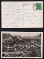 BRD Bund 1952 Postkarte Landpost MÖNCHSBERG PIDING X BERLIN - Briefe U. Dokumente