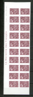 BH-19 Belle Variété Marianne De Lamouche N° 3972ab ** Non Dentelé Bande De 20 Supérieur Sans Phosphore.  A Saisir !!! - Unused Stamps