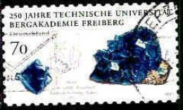RFA Poste Obl Yv:2999 Mi:3198 Technische Universität Bergakademische Freiburg (Beau Cachet Rond) (Thème) - Mineralen