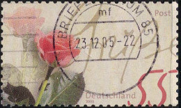 RFA Poste Obl Yv:2146 Mi:2321I Grüße Roses (TB Cachet Rond) (Thème) - Rose