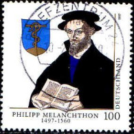 RFA Poste Obl Yv:1734 Mi:1902 Philipp Melanchthon Réformateur (TB Cachet Rond) (Thème) - Theologen