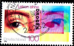 RFA Poste Obl Yv:1714 Mi:1882 Leben Ohne Drogen (cachet Rond) (Thème) - Drogen