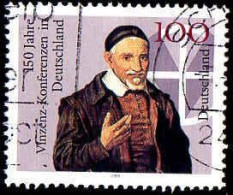RFA Poste Obl Yv:1625 Mi:1793 Saint Vincent De Paul (Beau Cachet Rond) (Thème) - Christianisme