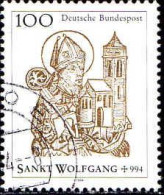 RFA Poste Obl Yv:1594 Mi:1762 Sankt Wolfgang (Beau Cachet Rond) (Thème) - Iglesias Y Catedrales