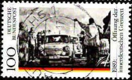 RFA Poste Obl Yv:1601 Mi:1769 Öffnung Der Innerdeutschen Grenzen (cachet Rond) (Thème) - Autos