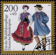 RFA Poste Obl Yv:1532 Mi:1700 Wohlfahrtspflege Ernstroda (Beau Cachet Rond) (Thème) - Costumes