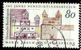 RFA Poste Obl Yv:1502 Mi:1671 Benediktierabteien Maria Laach & Bursfeld (cachet Rond) (Thème) - Abbayes & Monastères