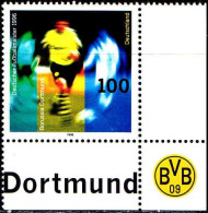 RFA Poste N** Yv:1711 Mi:1879 Deutscher Fussballmeister Borussia Dortmund Coin D.feuille (Thème) - Other & Unclassified
