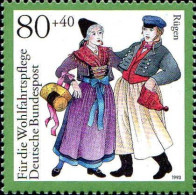 RFA Poste N** Yv:1528 Mi:1696 Wohlfahrtspflege Rügen (Thème) - Kostüme