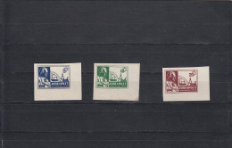 Litzmannstadt: MiNr. I-III, Eckrand */**, Ghettomarken - Unused Stamps