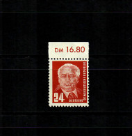 DDR MiNr. 252b, Oberrand, Postfrisch, **, BPP Geprüft - Unused Stamps