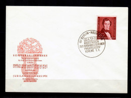 Berlin: MiNr. 74, FDC: Lortzing Und Grosstauschtag, 1951 - Briefe U. Dokumente