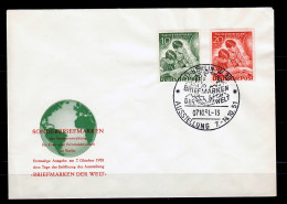 Berlin: MiNr. 80-81, FDC: Briefmarkenausstellung 1951 - Briefe U. Dokumente