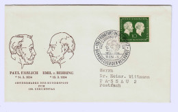 Bund: MiNr. 197-199 Auf 3x FDC, Behring, Gutenberg, Bonifatius - Brieven En Documenten