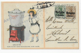 Schöne Werbe-Postkarte Aus Lüttich/Liège/Roulseur 1916 - Occupation 1914-18