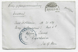 Brief Von Mannheim, 1917 Zensur Emmerich Nach Isle Of Man - Briefe U. Dokumente