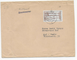 Luftpostbrief Berlin 1958 Nach Hof/Saale - Storia Postale