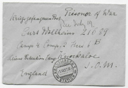 Brief Aus Kreuzlingen 1917 Nach Knockaloe Internment Camp, Isle Of Man, Kgf PoW - Briefe U. Dokumente