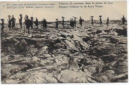 Ansichtskarte Belgisch Kongo, Besetzung DOA, 1920: Colonne De Porteurs - Andere & Zonder Classificatie