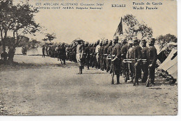 Ansichtskarte Belgisch Kongo, Besetzung DOA, 1920: Kigali, Parade De Garde - Autres & Non Classés