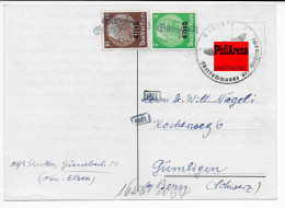 Postkarte Elsaß: Günsbach Nach Gümlingen/Schweiz, OKW Zensur, 1940 - Besetzungen 1938-45