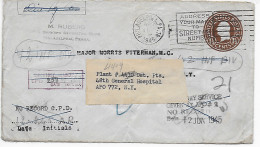 Cover Philadelphia/Penna 1945 An Feldpost Mit Weiterleitungen - Other & Unclassified