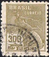 Brésil Poste Obl Yv: 175 Mi:217 Allégorie Du Commerce (TB Cachet Rond) - Oblitérés