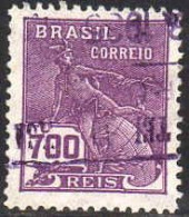 Brésil Poste Obl Yv: 207 Mi:316X Allégorie Du Commerce (Belle Obl.mécanique) - Usados