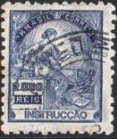 Brésil Poste Obl Yv: 180 Mi:229A Instrucçao Allégorie (Dents Courtes) - Used Stamps