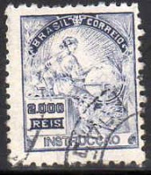 Brésil Poste Obl Yv: 180 Mi:229A Instrucçao Allégorie (TB Cachet Rond) - Used Stamps