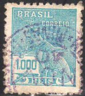 Brésil Poste Obl Yv: 208 Mi:317X Allégorie Du Commerce (Beau Cachet Rond) - Used Stamps