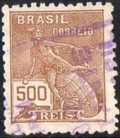Brésil Poste Obl Yv: 177 Mi:218 Allégorie Du Commerce (Belle Obl.mécanique) - Gebruikt