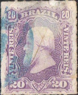 Brésil Poste Obl Yv:  38 Mi:39 Pedro II (Beau Cachet Rond) - Used Stamps