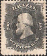 Brésil Poste Obl Yv:  28 Mi:28 Pedro II Profil Gauche - Used Stamps