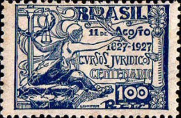 Brésil Poste N** Yv: 189/190 Centenaire De La Cours De Droit - Nuevos