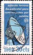 Brésil Poste Obl Yv: 885 Mi:1203 Estaçao Terrena Do Embratel (Beau Cachet Rond) - Used Stamps