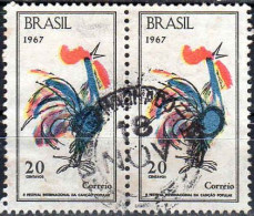 Brésil Poste Obl Yv: 835 Mi:1150 Festival Internacional Da Cançao Popular (TB Cachet Rond) Paire - Used Stamps