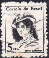 Brésil Poste Obl Yv: 818 Mi:1131 Anita Garibaldi (Lign.Ondulées) - Gebraucht