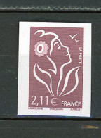 BH-19 Belle Variété Marianne De Lamouche N° 3972ab ** Non Dentelé Sans Phosphore.  A Saisir !!! - Unused Stamps