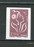 BH-19 Belle Variété Marianne De Lamouche N° 3972ab ** Non Dentelé Sans Phosphore.  A Saisir !!! - Nuovi