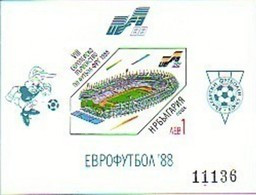 European Football Championship In Germany - USSR - Sport  -  Bulgaria  1988 -  Block Imperforate MNH** - Europei Di Calcio (UEFA)