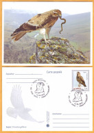 2016  Moldova FDC Fauna, Birds Of Prey, Of Prey, Eagles - Eagles & Birds Of Prey