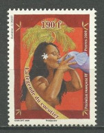 POLYNESIE 2009 N° 897 ** Neuf MNH  Superbes Légende Du Cocotier Hina Anguille Royale Lac Vaihiria Flore Fleurs - Unused Stamps