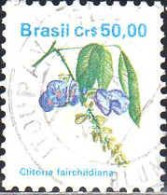 Brésil Poste Obl Yv:1964 Mi:2364 Clitoria Fairchildiana (TB Cachet Rond) (Thème) - Altri & Non Classificati