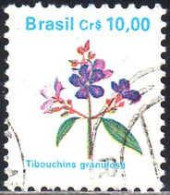 Brésil Poste Obl Yv:1957 Mi:2352 Tibouchina Granulosa (Beau Cachet Rond) - Gebruikt