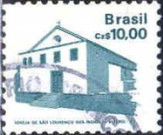 Brésil Poste Obl Yv:1834 Mi:2212A Igreja De Sao Laurenço Dos Indios Niterio (Beau Cachet Rond) - Oblitérés