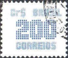 Brésil Poste Obl Yv:1747 Mi:2114 Chiffre Tracé Par Ordinateur (Beau Cachet Rond) - Used Stamps