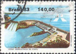 Brésil Poste Obl Yv:1590 Mi:1954 Usina Hidroletrica De Itaipu (Beau Cachet Rond) - Gebruikt