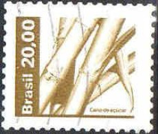 Brésil Poste Obl Yv:1544 Mi:1885 Cana De Scucar Canne à Sucre (Lign.Ondulées) - Used Stamps